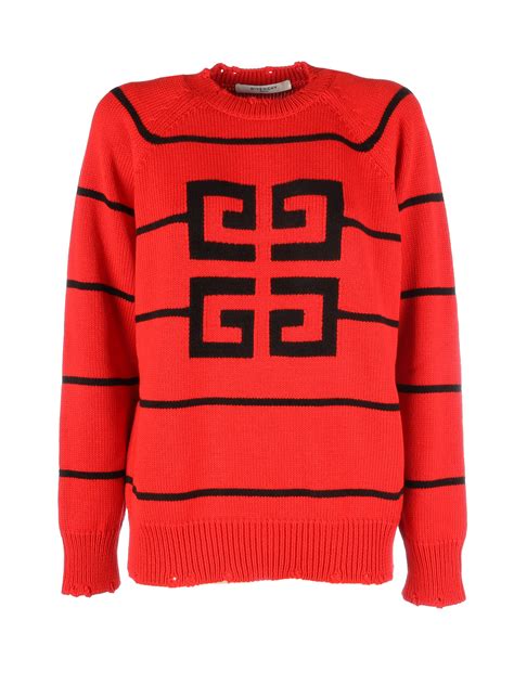 givenchy sweater red and black|Givenchy sweaters for men.